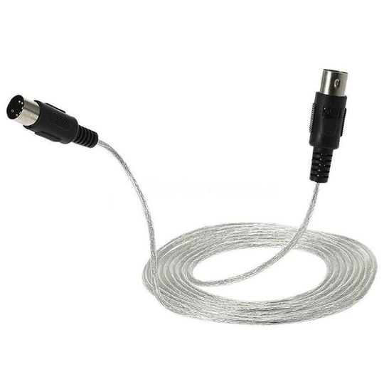 Elektrische Instrumenten Gitaar Piano Keyboard MIDI Kabel 3 M/10ft MIDI Verlengkabel Male Naar Male 5 Pin Plug connector Synthesizer