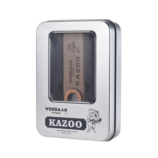 Ammoon Houten Kazoo Muziekinstrument Ukulele Gitaar Partner Hout Harmonica voor Muziek Begeleiding
