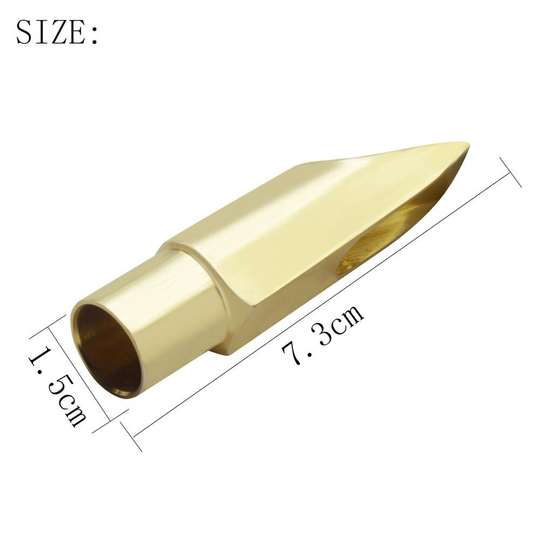 Gold Metal Mouthpiece Sax Saxophone clarinet for G1 Soprano Alto Saxophone 6 Tones Treble Sax in Bb Clarinet musical instrument
