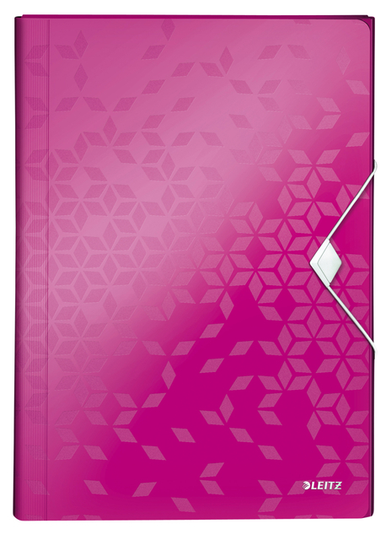 Sorteermap Leitz Wow 6 Tabbladen PP Roze