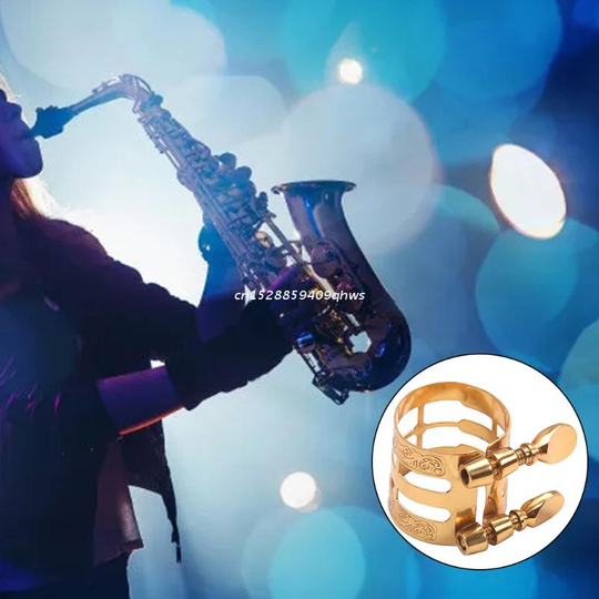 Alto Saxophone Mouthpiece Ligature Gold