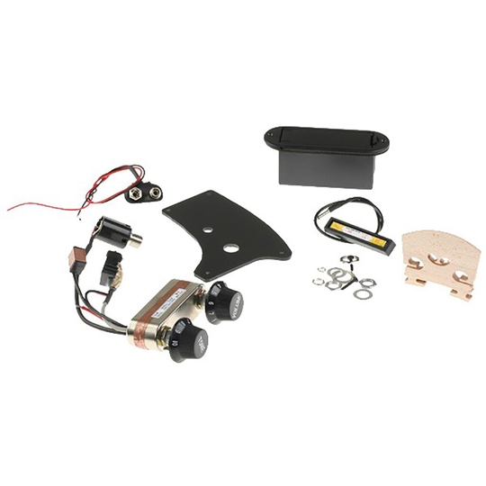 Naomi Elektrische Viool Bridge Pickup Versterker Voorversterker Voor 4/4 Elektrische Viool Onderdelen & Accessoires