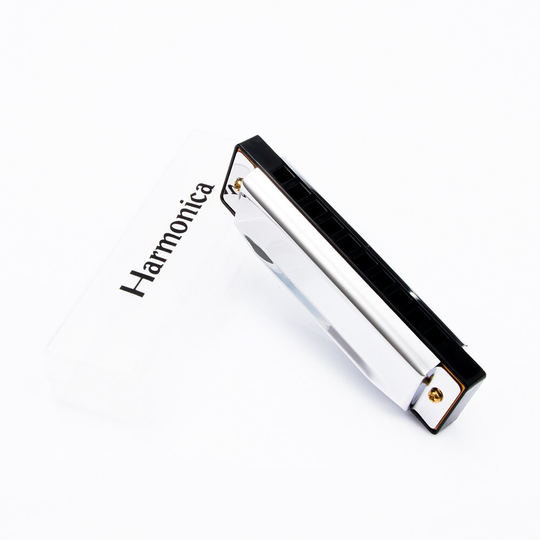 1Pc Blues Harmonica Muziekinstrument Roestvrijstalen Diatonische Harmonica 10 Holes Key Kids Volwassenen