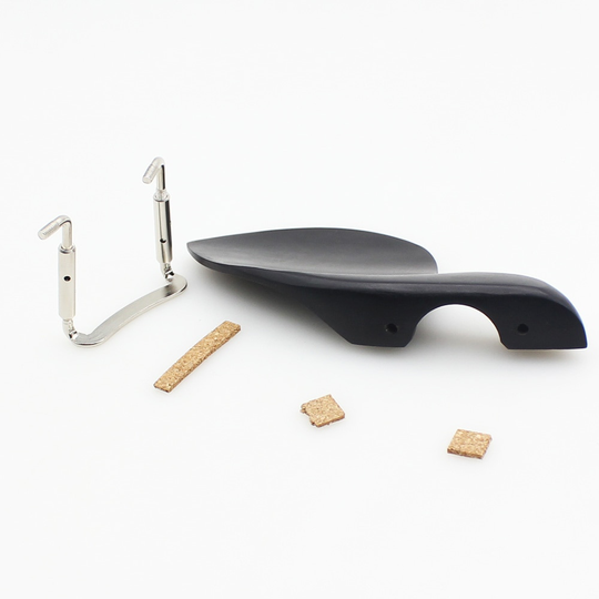 Viool Accessoires Viool Fiddle Chin Rest Chinrest Hout Met Standaard Beugel Voor 3/4 4/4 Viool Retail