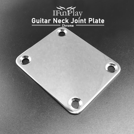 Elektrische Gitaar Hals Plaat Metalen Chrome Neck Plate Voor Tl Elektrische Gitaar Hals Gezamenlijke Raad