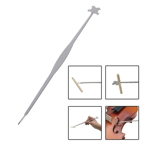 Cello Contrabas Stapelzetter Rechtop Roestvrij Stalen Kolom Haak Tool Snaren Instrument Cello Deel Accessoires