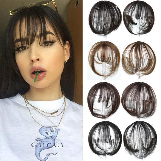 Air Pony Zwart Bruin 3D Pony Met Hoorns Hoge Temperatuur Synthese Onzichtbare Naadloze Clip In Hair Extension Voor Meisjes