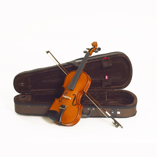 Stentor Violine Standard 1/4 SR-1018F2 Garnitur mit Koffer u. Bogen