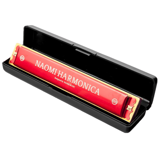 NAOMI 24 Holes Tremolo Harmonica Sleutel van C Rvs Mond Sleutel Orgel Voor Muziekinstrument Speelgoed Kids Minnaar