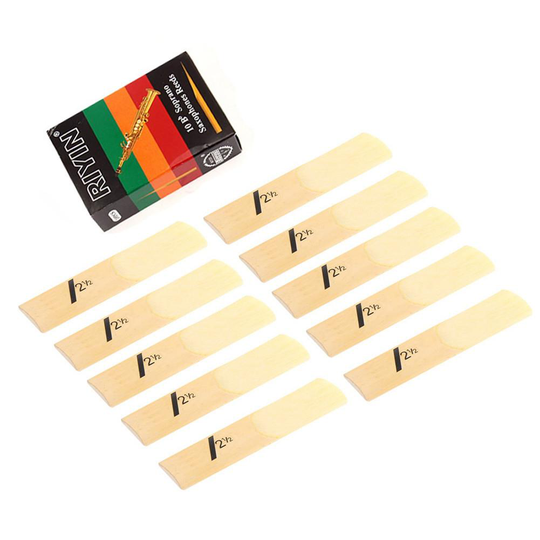 10 Pcs Saxofoon Riet Set Bb Tone Met Sterkte 1.5/2.0/2.5/3.0/3.5/4.0 voor Sopraan Sax Reed Houtblazers Instrument Muzikale Toegang