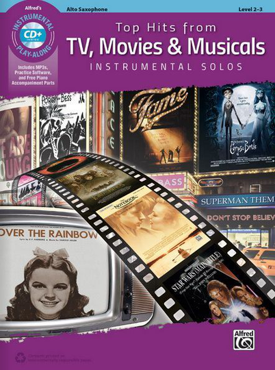 Noten TOP HITS FROM TV MOVIES & MUSICALS Altsaxophon Alfred Verlag 45171