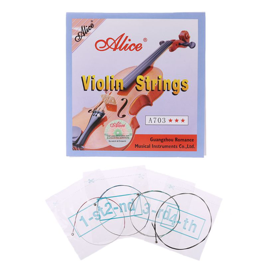 Alice A703 Viool Snaren Voor Full Size 1/8 1/4 1/2 3/4 4/4