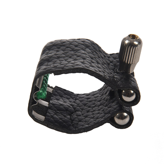 Fste-Lederen Mark Nozzle Lock Ligatuur Met Stijltang Voor Alto Tenor Standaard Saxofoon
