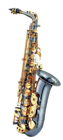 Antigua AS-4248 BG-GH Altsaxophon "Power Bell" black Nickelfinish incl.Koffer
