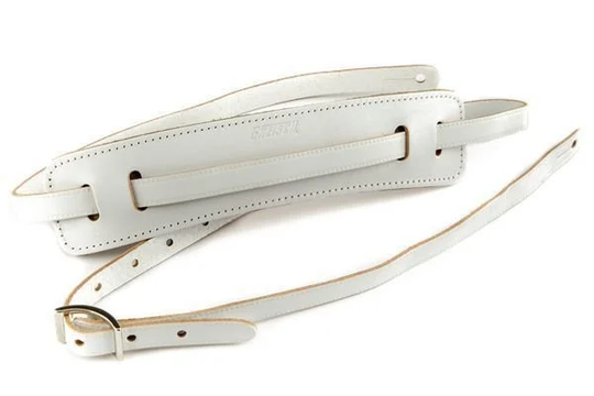 Gretsch Vintage Ledergurte für Gitarren Vintage White