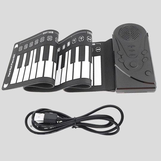Bs Pportable Alastic 49 Toetsen Flexibele Roll Up Piano Elektronische Soft Keyboard Piano Siliconen Rubber Toetsenbord