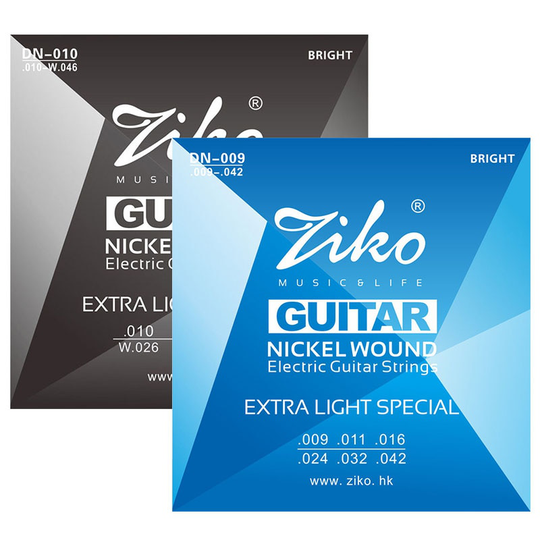Ziko Elektrische Gitaar Snaren 009 010 Nikkel Wond Snaren Elektrische Gitaar Onderdelen Snaarinstrumenten