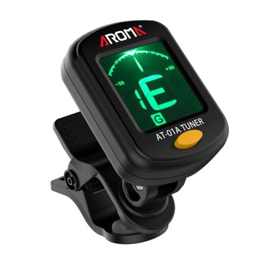AT-01A/101 Gitaar Tuner Draaibare Clip-On Tuner Lcd Display Voor Chromatische Akoestische Gitaar Bas Ukulele Gitaar Accessoires onderdelen