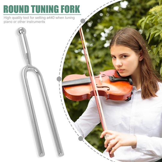 440Hz Een Stemvork Rvs Een Tone Stemvork Tuner Muziekinstrument Accessoires Voor Viool Gitaar