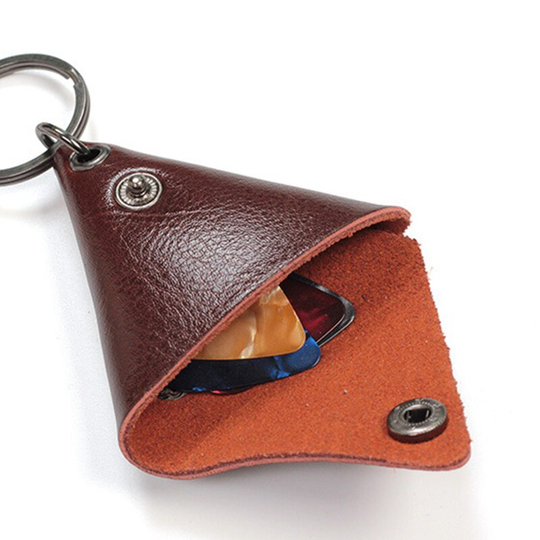 Akoestische Gitaar Picks Pack Elektrische Gitaar Pick Opbergtas Granaatscherven Doos Sleutelhanger Accessoires (Oranje)