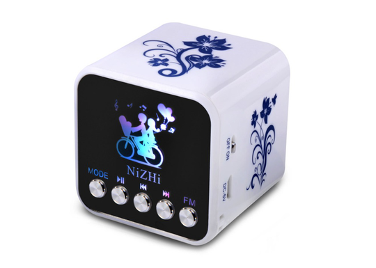Redamigo TT032A Mini Fm Radio Speaker Ondersteuning Sd-kaart/Alarm, Draagbare Luidsprekers Mini Radio MP3 Spelers RADT032A