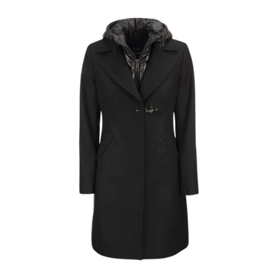 Down Coats Fay , Zwart , Dames