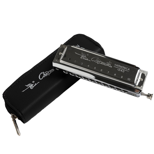 Harmonica Swan Chromatische Blues Harmonica C Key W 10 Gaten 40 Tone