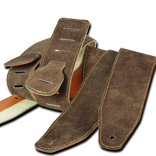 Lederen schoudervullingen elektrische gitaarband folk gitaarband riem bass verdikking lederen band acoustic guitar strap bass riem