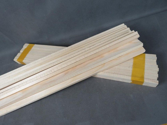 10 strip Cello bass bar maken van aged Rusland sparren