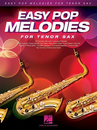 Noten Easy Pop Melodies für Tenorsaxophon HL 125787 Hal Leonard leicht spielbar