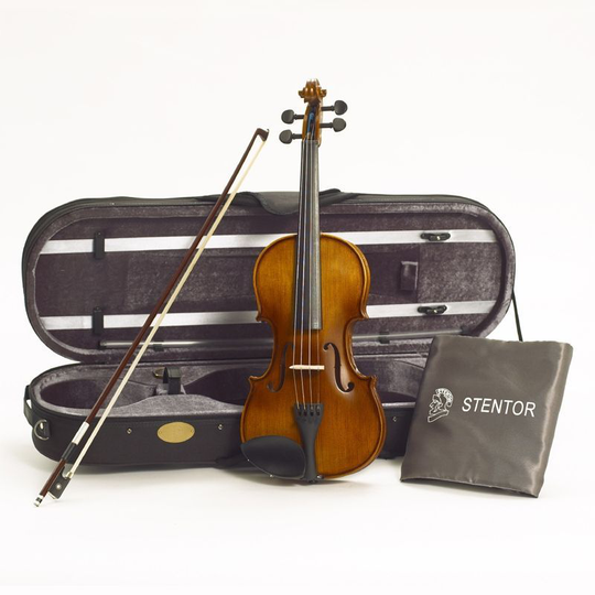 Stentor Violine Graduate 1/2 SR-1542E Garnitur mit Koffer u. Bogen