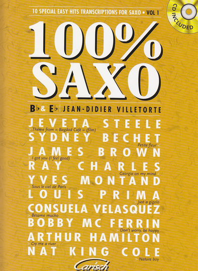 Noten 100 % Saxo 10 special easy Hits Altsax Tenorsax incl. CD Carisch 2068