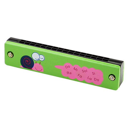 1pc Baby Speelgoed Lawaaimaker kinderen Houten Geschilderde Harmonica Vroeg Onderwijs Speelgoed Orale Orgel Learning Baby Speelgoed Willekeurige kleur