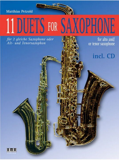 Noten 11 Duetts for saxophone 2 gleiche oder gemischte Stimmen AMA 610379