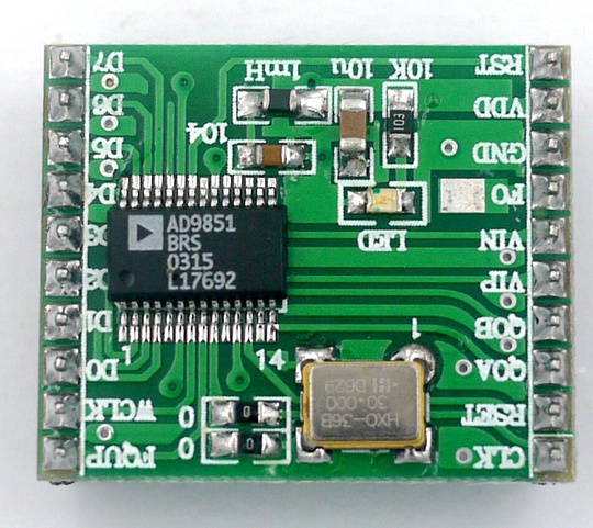 Dds AD9851 Module Dds Module Dds Signaal Bron Digitale Directe Frequentie Synthesizer