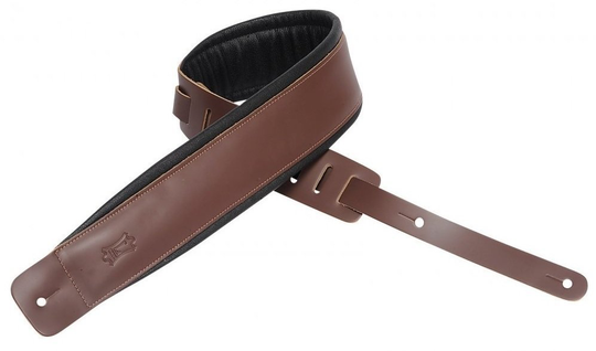 Levys DM1PD Ledergurte für Gitarren Braun