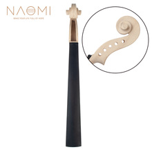 Naomi Maple Wood Viool Hals W/Ebbenhouten Toets Voor 5 String Viool Onvoltooide Viool Hals Viool Onderdelen Accessoires