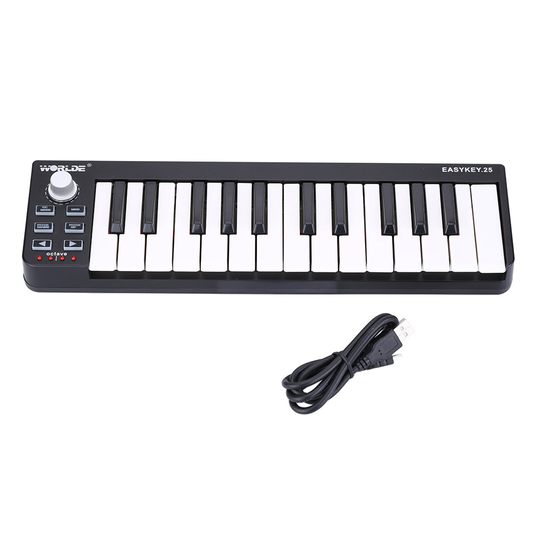 Wereldje Easykey.25 Draagbare Elektronische Midi Keyboard Mini 25-Key Usb Midi Controller Elektronische Piano