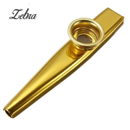 Zebra Eenvoudige Lichtgewicht Metalen Harmonica Mond Fluit Kazoo voor Gitaar Muziekinstrument Lover Speelgoed