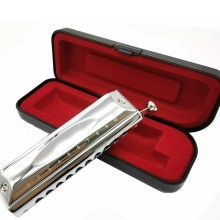 Professionele Chromatische Harmonica Sleutel Van C 10 Gaten 40Tones Mond Orgel Instrumentos T10-40 Muziekinstrumenten Accessoires Onderdelen