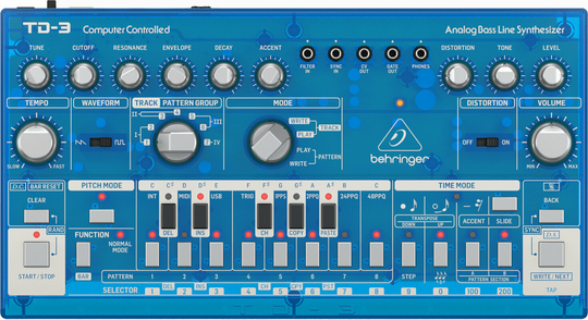 Behringer TD-3 Transparent Blue