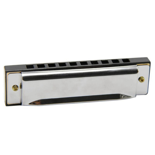10 Gat Diatonische Harmonica Blues Harp Swan Harmonica Muziekinstrument Voor Blues Land Folk Jazz Melodica (Splinter)