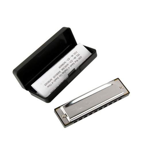 D19 Silver Swan Harmonica 10 Holes Toonsoort C Voor Blues Rock Jazz Folk Harmonica Armonica G Professionale