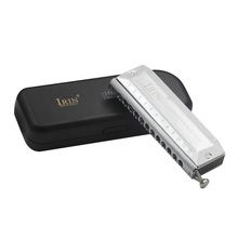 Mounchain 1248 12 Gaten 48 Tones Chromatische Schaal Harmonica Case Veeg Doek