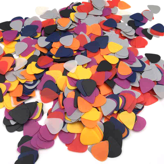 10 Stks/set Muzikale Accessoires Willekeurige Kleur 0.5Mm Thumb Plectrums Plectrums Gitaar Spelen Training Tools Muziekinstrumenten
