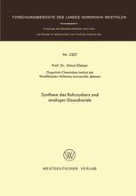 Synthese des Rohrzuckers und analoger Disaccharide