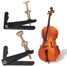 1pc 1/2 4/4 Cello Fijnstemmer Gouden Schroef Cello String Haak Muziekinstrument Cello Accessoires Zwart