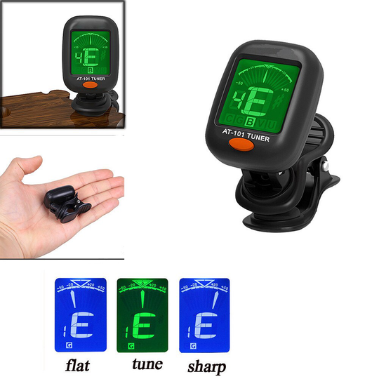 Muziekinstrument Digitale Chromatische Lcd Clip-Op Elektrische Tuner Voor Gitaar Bas Viool Ukulele Oud Cello Altviool