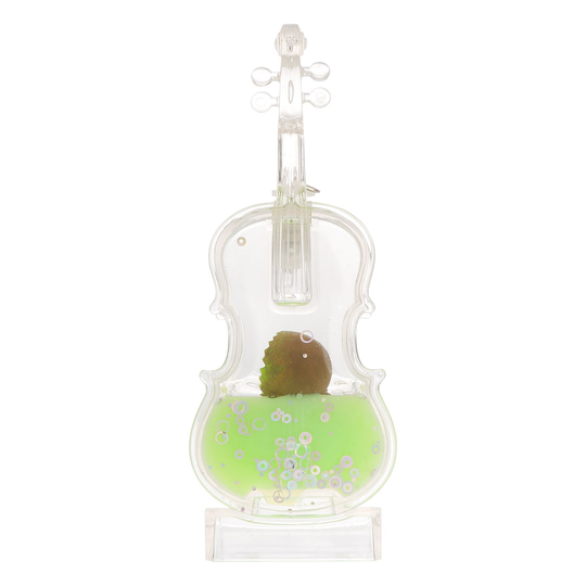 Classic Violin Glowing Desk Ornament Violin Hourglass Adornment