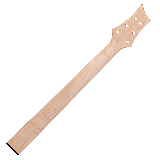 1Pcs Gitaar Hals Massief Hout Maple 22 Fret 24.75 Inch Truss Rod Voor Elektrische Gitaar, Zwart Kleur